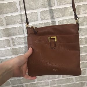 RALPH LAUREN “ANDOVER ZIP CROSSBODY BAG”🤎💛